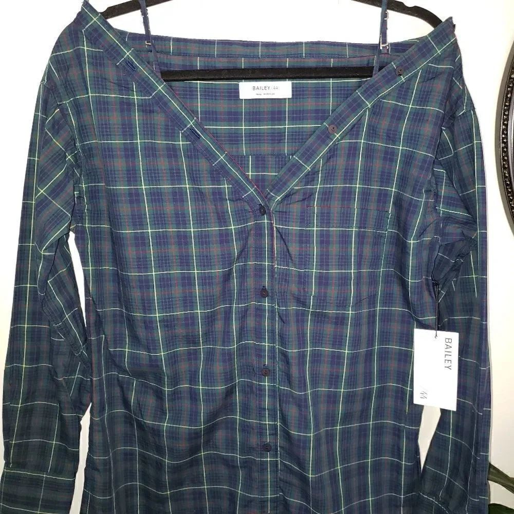 Bailey 44 Anglin Off Button Front Shirt Dress - Picture 4 of 10